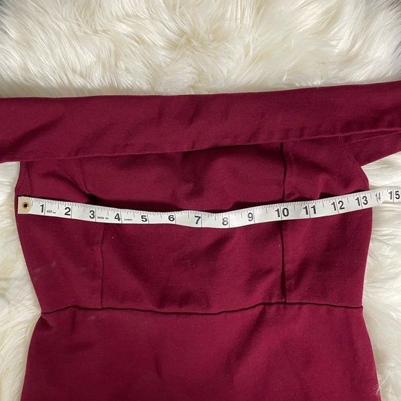 Lulus Maroon body con dress - Picture 7 of 8